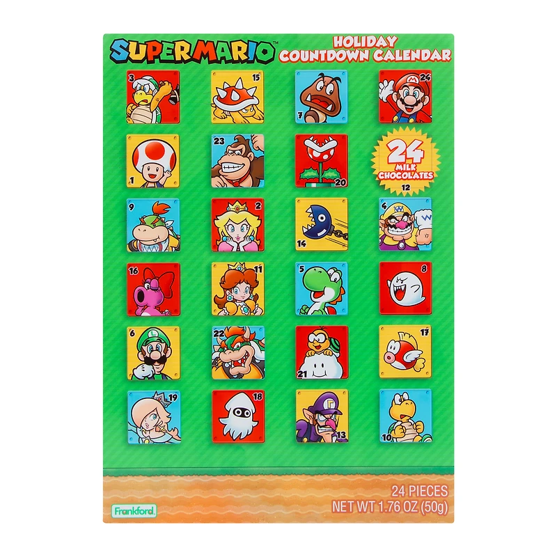 Super Mario™ Holiday Countdown Calendar 1.76oz