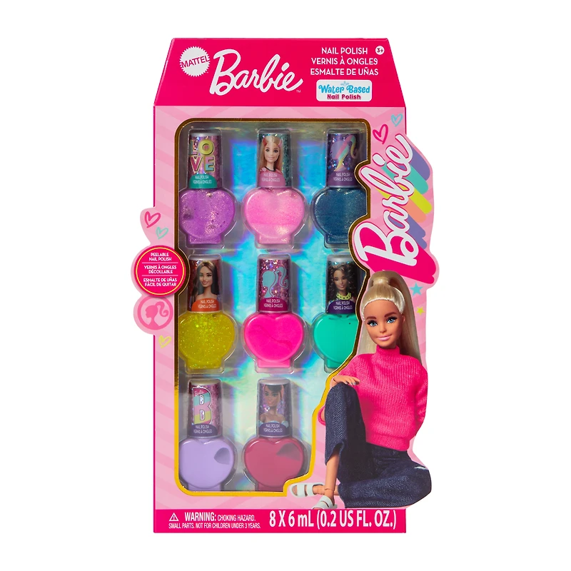 Barbie™ Water Based Nail Polish 8-Count