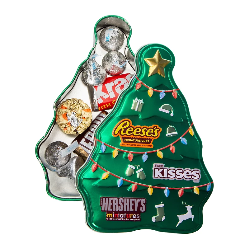 Hershey's® Miniatures Christmas Tree Tin 2.1oz