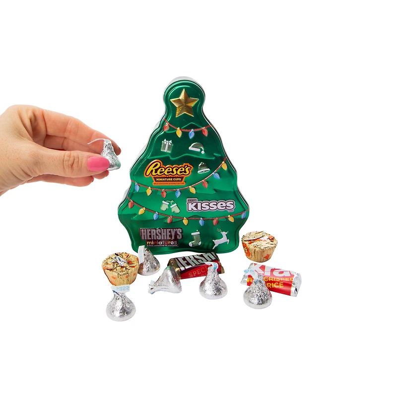 Hershey's® Miniatures Christmas Tree Tin 2.1oz