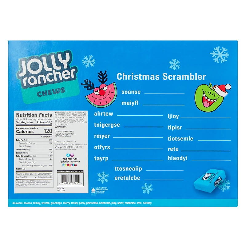 Jolly Rancher® Chews Countdown Calendar 3.08oz