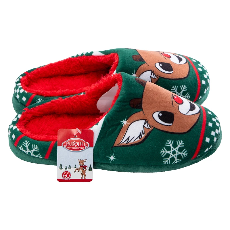 Ladies Rudolph The Red-Nosed Reindeer® Slippers