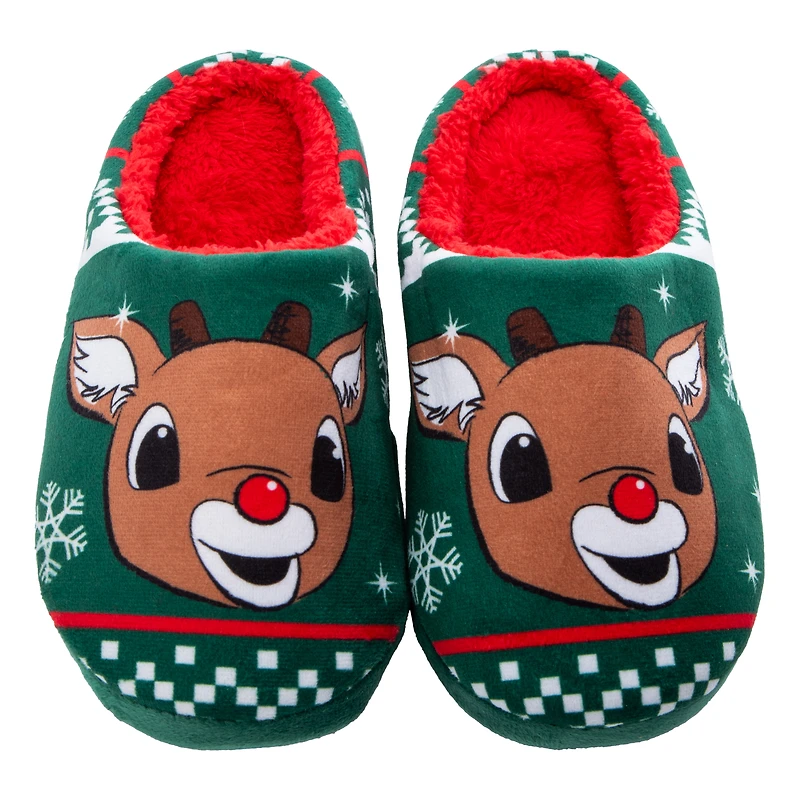 Ladies Rudolph The Red-Nosed Reindeer® Slippers