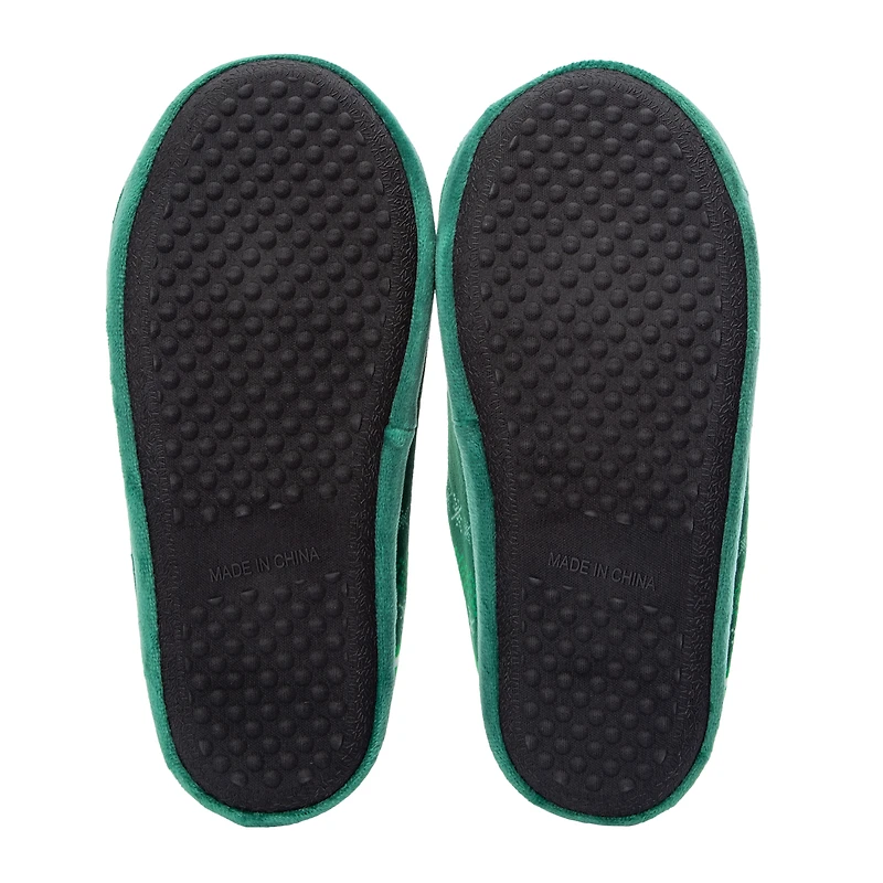 Elf 'OMG Santa!' Ladies Christmas Fleece-Lined Slippers