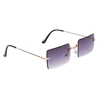 Rimless Rectangle Sunglasses For Women