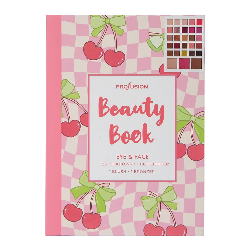 Profusion Eye & Face Beauty Book - Checkered Cherry