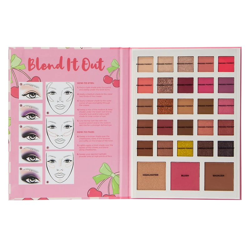 Profusion Eye & Face Beauty Book - Checkered Cherry