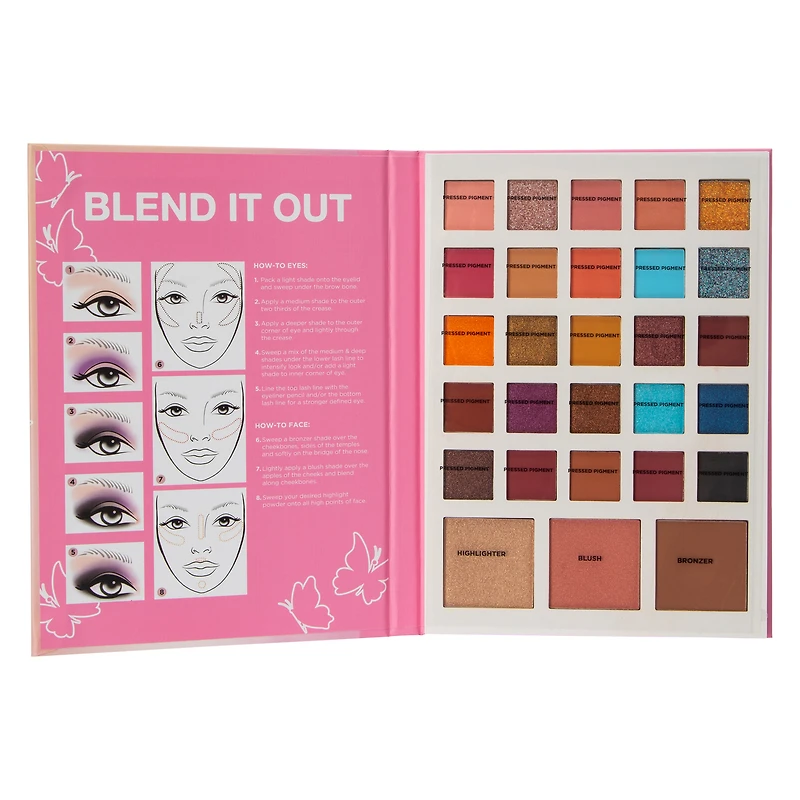 Profusion Eye & Face Beauty Book - Butterflies