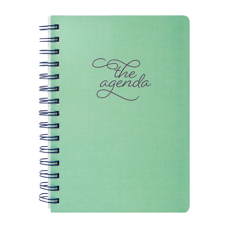 Daily Agenda Perpetual Monthly + Weekly Planner Book
