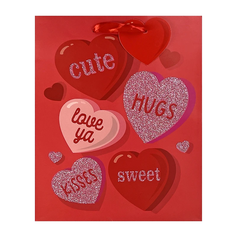 Valentine's Day Love Hearts Gift Bag