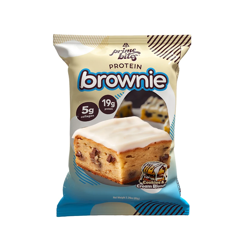 Prime Bites® Protein Brownie 2.29oz - Cookies & Cream Blondie