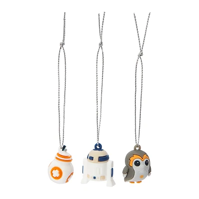 Disney Star Wars Mini Christmas Tree Ornaments 3-Set