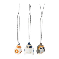 Disney Star Wars Mini Christmas Tree Ornaments 3-Set