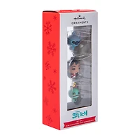Disney Stitch Mini Christmas Tree Ornaments 3-Pack
