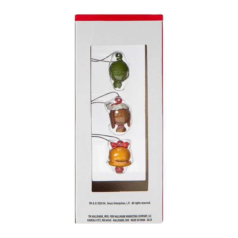 The Grinch Mini Christmas Tree Ornaments