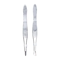 Slant & Point Tips Twin Pack Tweezers 2-Pack