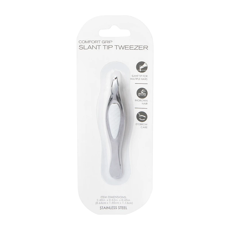 Comfort Grip Slant Tip Tweezer