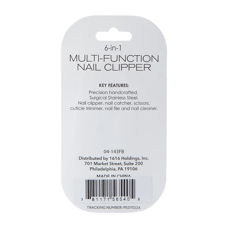 6-In-1 Multi-Function Nail Clipper