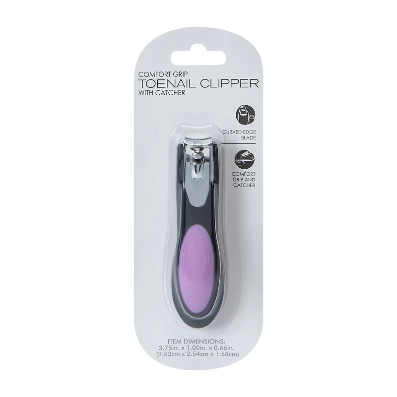 Comfort Grip Toenail Clipper With Catcher