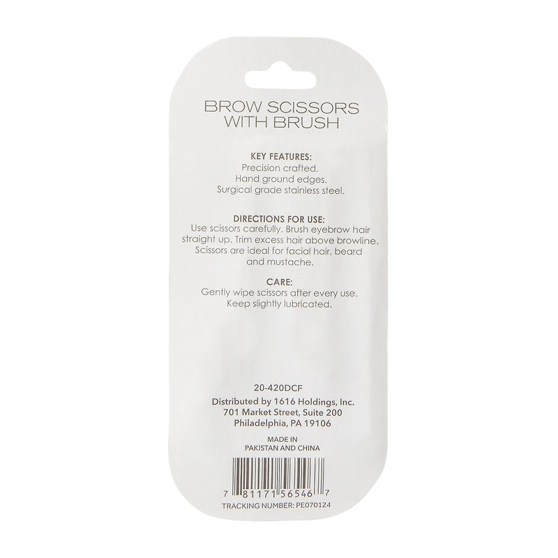 Brow Scissors With Brush