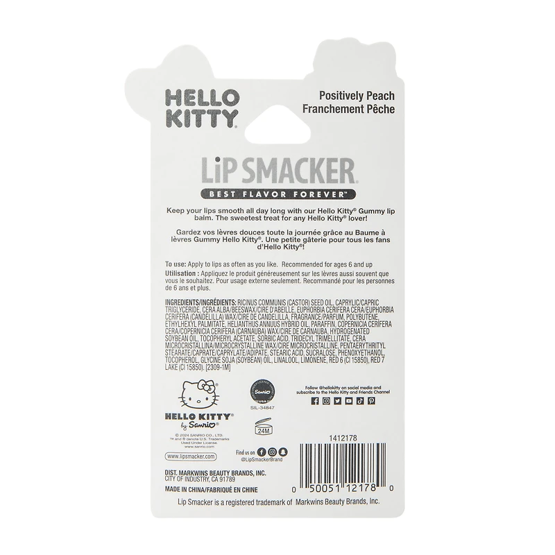 Hello Kitty® Peach Lip Smacker 0.23oz