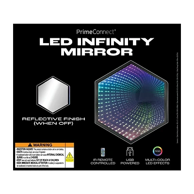Hexagon LED Infinity Mirror