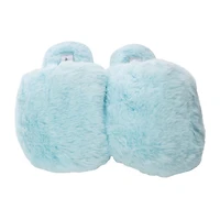 Ladies Fluffy Faux Fur Slippers