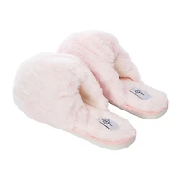Ladies Fluffy Faux Fur Slippers