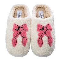 Ladies Sherpa Christmas Slippers