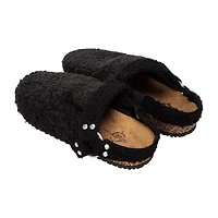 Sole Mates Sherpa Clog With Buckle