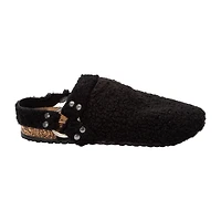 Sole Mates Sherpa Clog With Buckle