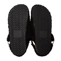 Sole Mates Sherpa Clog With Buckle