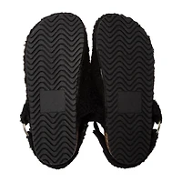 Sole Mates Sherpa Clog With Buckle