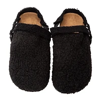 Sole Mates Sherpa Clog With Buckle
