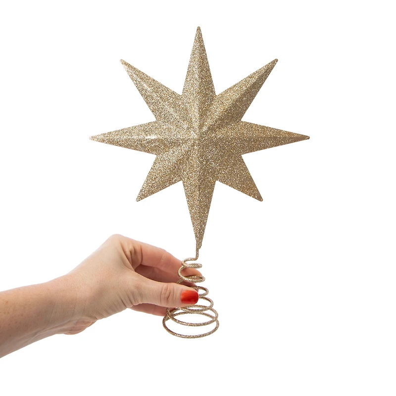 Glitter Star Tree Topper