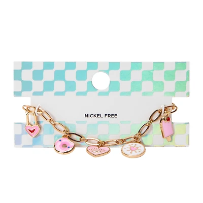 Pink Charm Bracelet