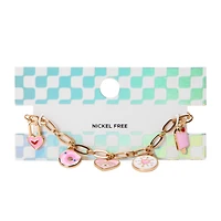 Pink Charm Bracelet