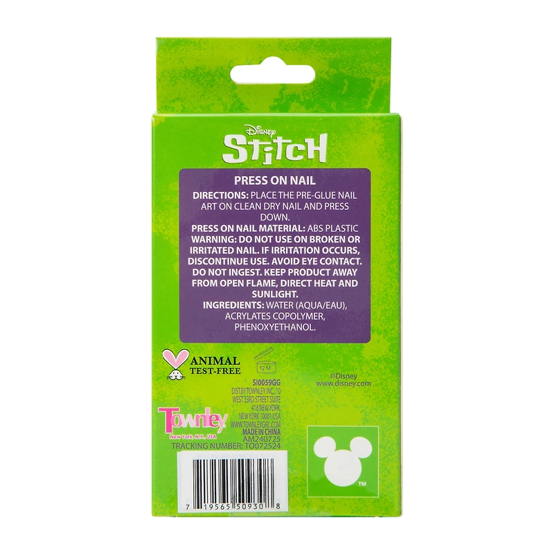 Disney Stitch 3D Press On Nails 24-Count