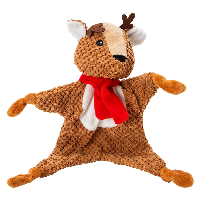 Crinkle Flattie Dog Toy