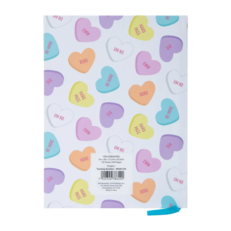 Hearts theme Valentine Journal