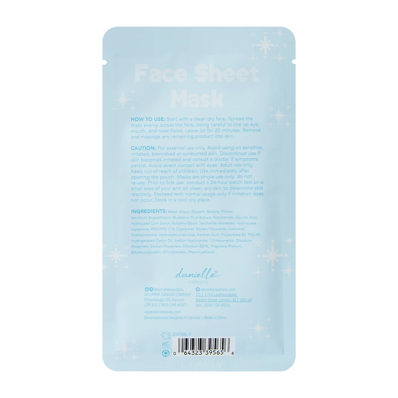 Face Sheet Mask 1-Count 0.88oz