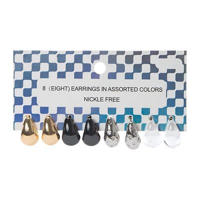 Earrings In Assorted Colors 4-Pack