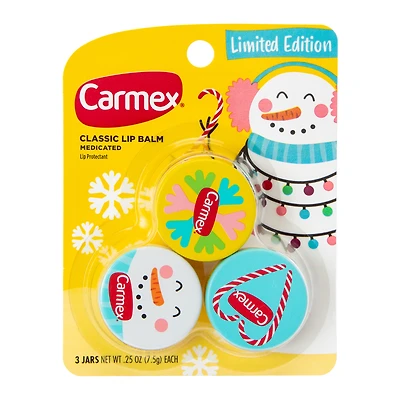 Limited Edition Carmex® Holiday Jar Lip Balm 3-Count