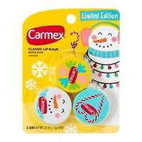 Limited Edition Carmex® Holiday Jar Lip Balm 3-Count