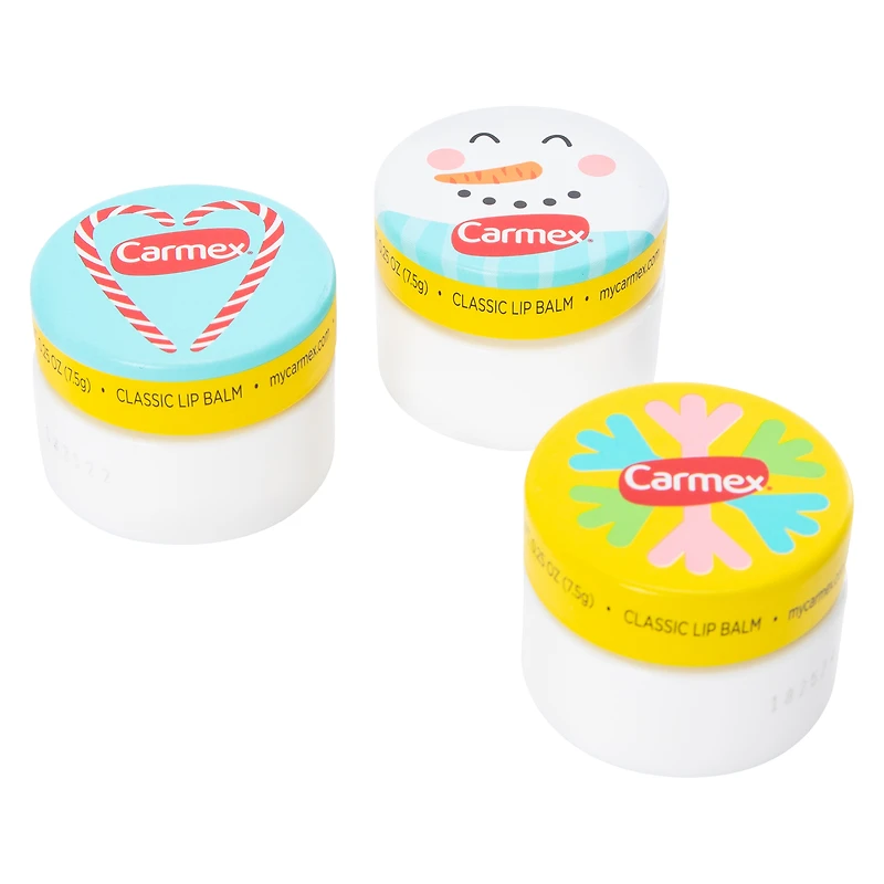 Limited Edition Carmex® Holiday Jar Lip Balm 3-Count