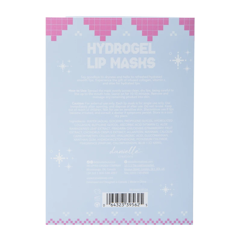 Danielle Creations® Hydrogel Lip Masks Set 2-Pack
