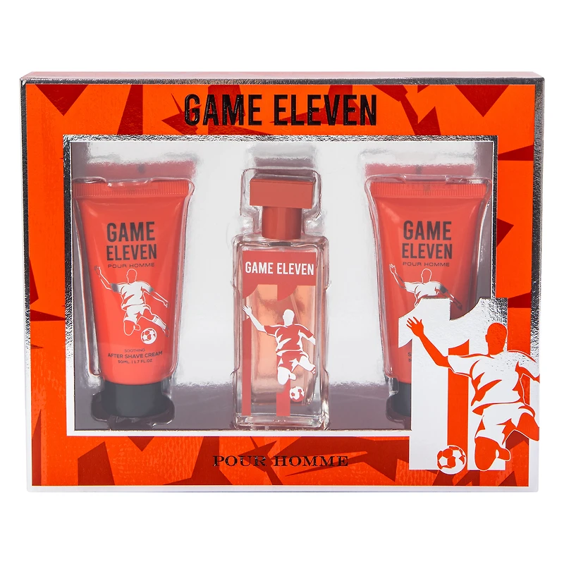 Mens Game Eleven Pour Homme Fragrance Gift Set 3-Piece