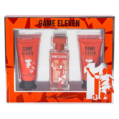 Mens Game Eleven Pour Homme Fragrance Gift Set 3-Piece