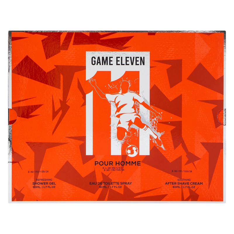 Mens Game Eleven Pour Homme Fragrance Gift Set 3-Piece