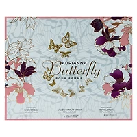 Adrianna Butterfly Pour Femme Women's Fragrance Gift Set 3-Piece